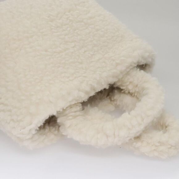 Prada Shearling White Wool Handbag (Pre-Owned) - Picture 5 of 16